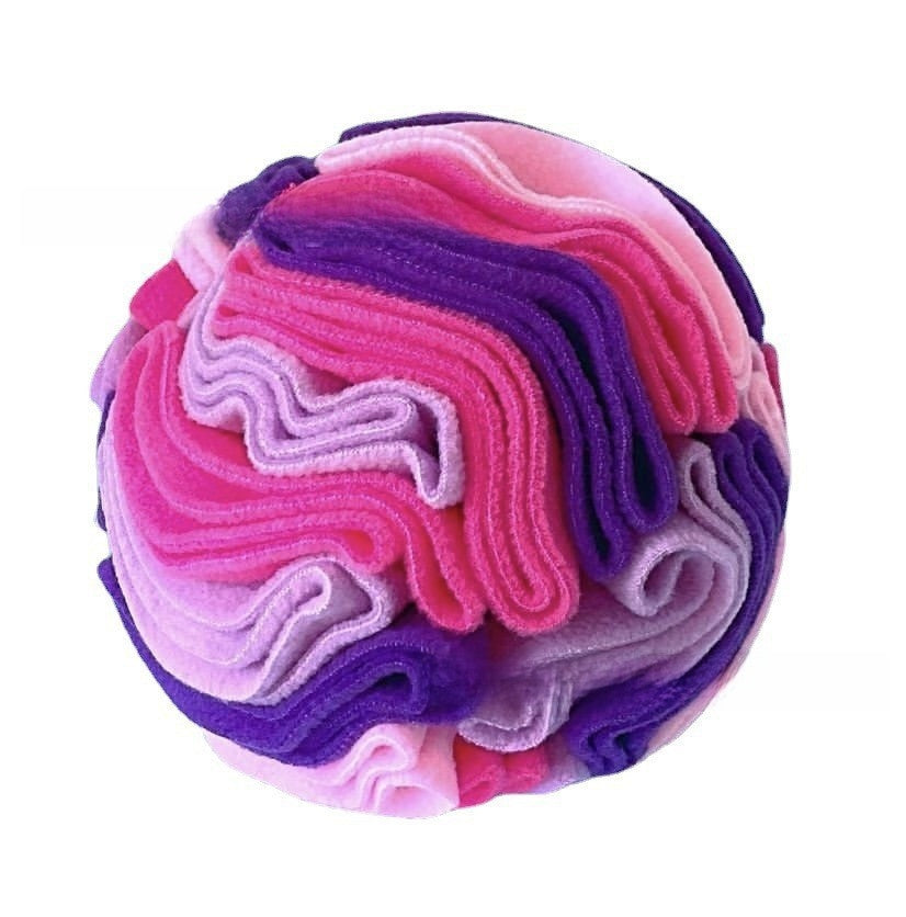 Foldable Pet Sniffing Ball Toy with Treat Compartments