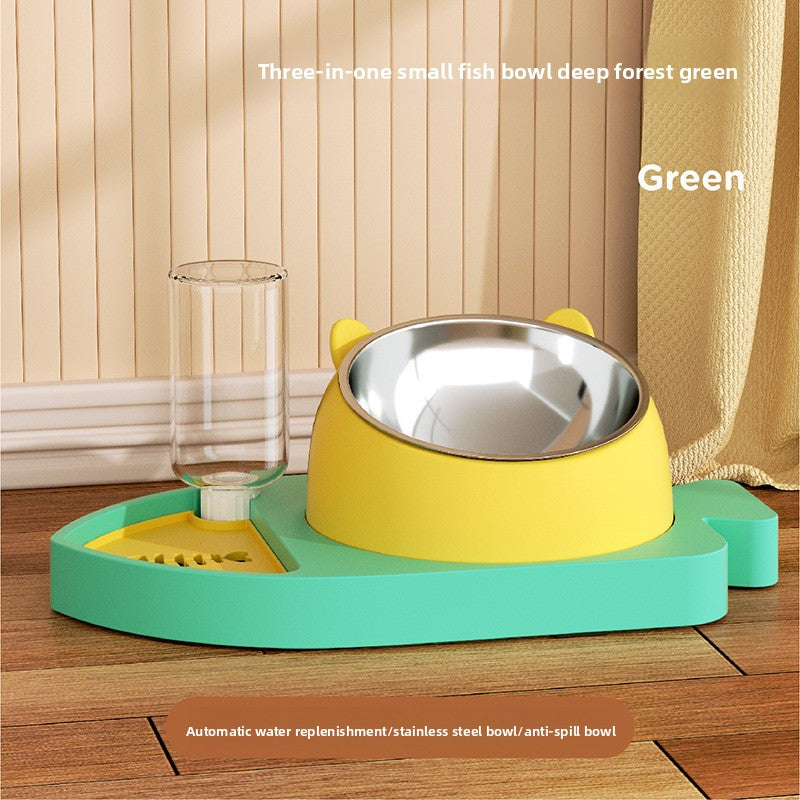 New three-in-one small fish shape feeding water dispenser