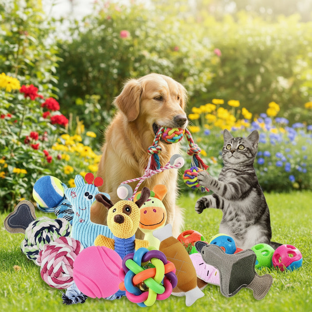 Durable Chew Rope Dog Toys with Sound