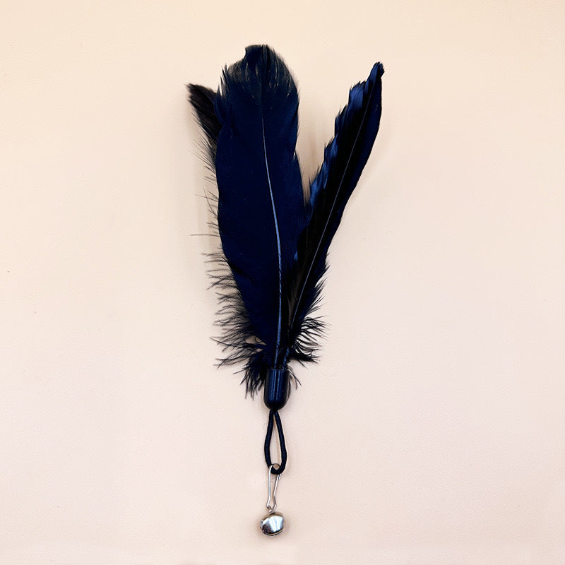 Feather Cat Teaser Stick with Suction Cup