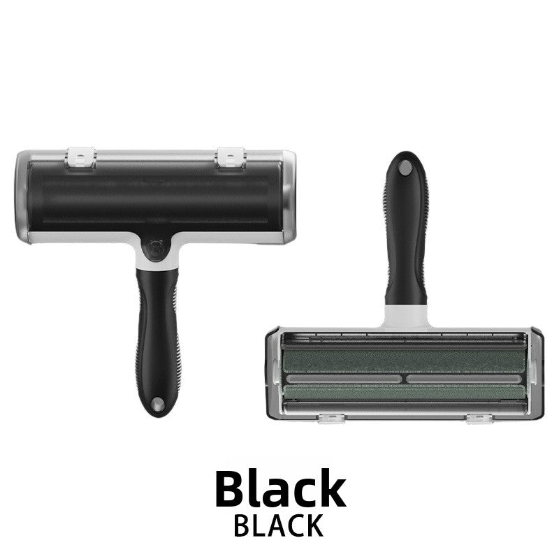 Pet roller brush clothes remover