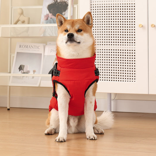 Pet clothes for keeping dogs warm in autumn and winter - cotton dog coats