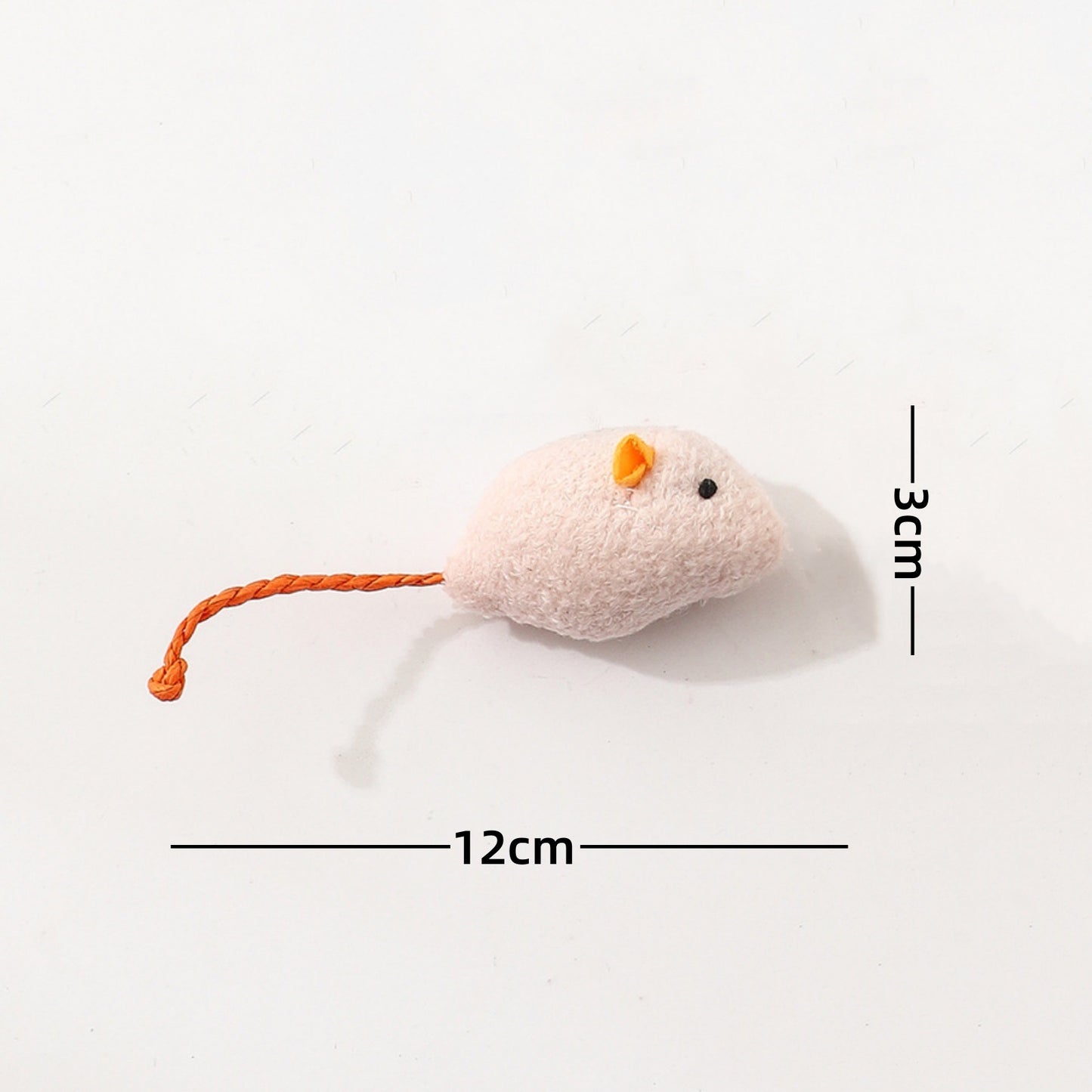 Cat toy: realistic plush mouse