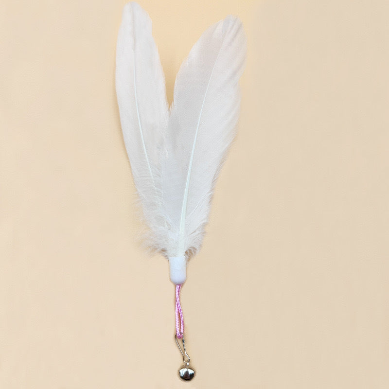 Feather Cat Teaser Stick with Suction Cup