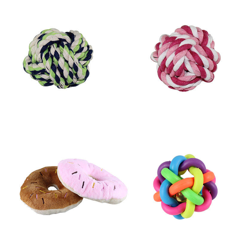 Durable Chew Rope Dog Toys with Sound
