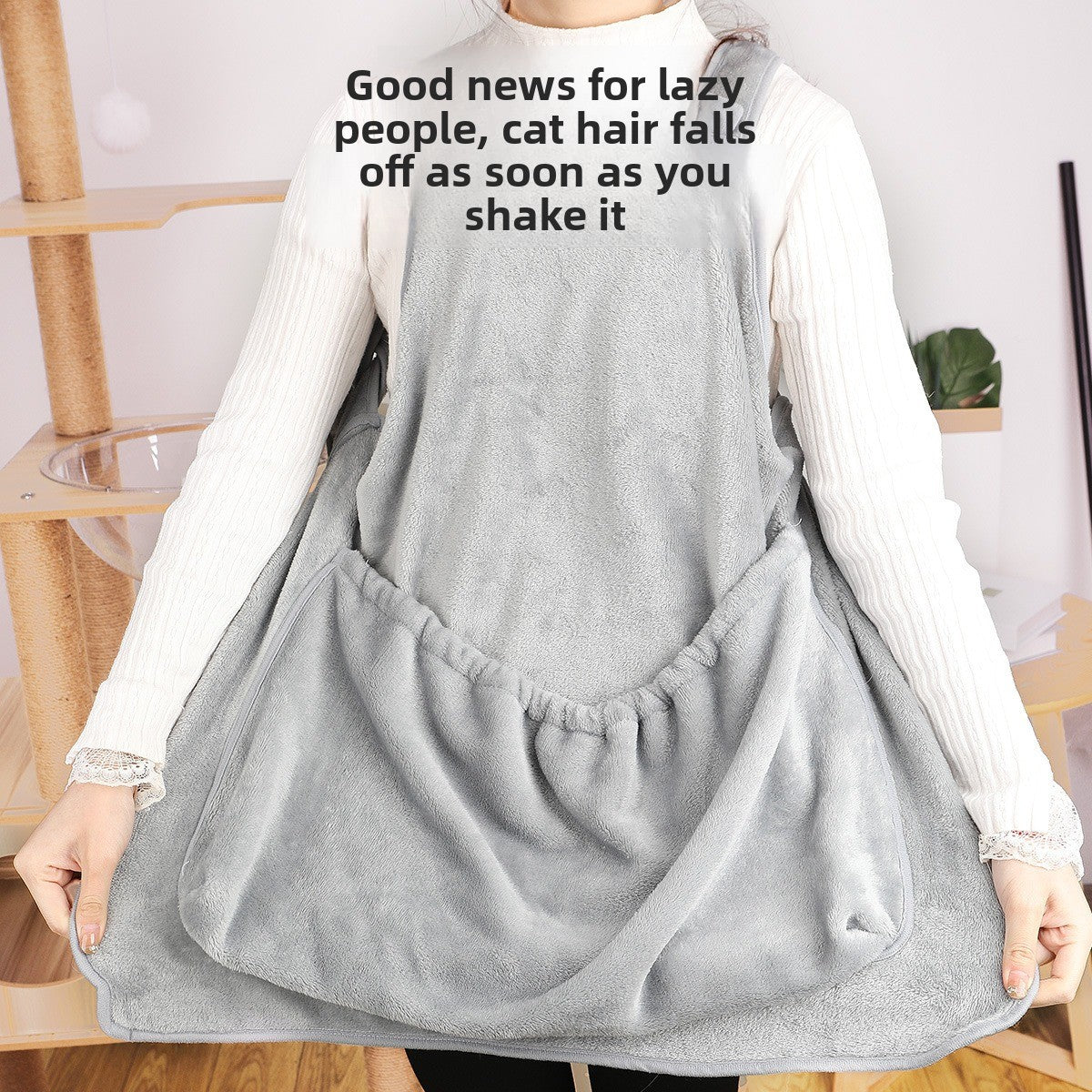 Soft Cat Grooming Apron Anti-Scratch Pet Clothes