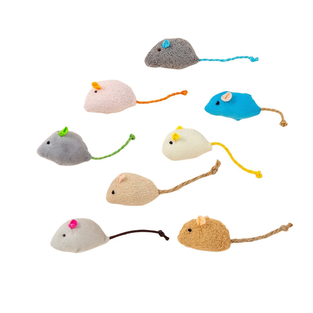 Cat toy: realistic plush mouse