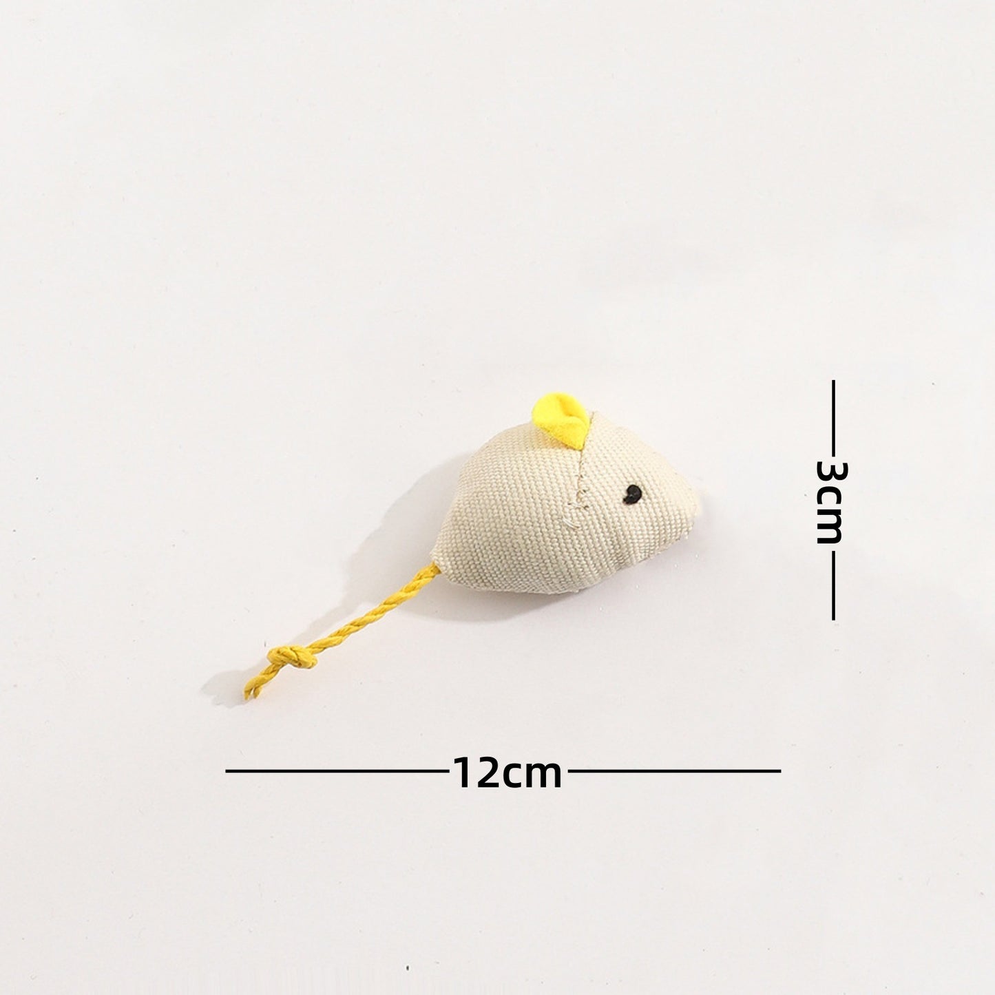 Cat toy: realistic plush mouse