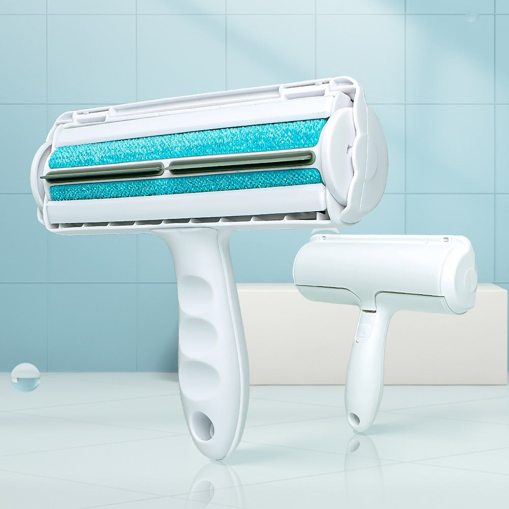 Pet roller brush clothes remover