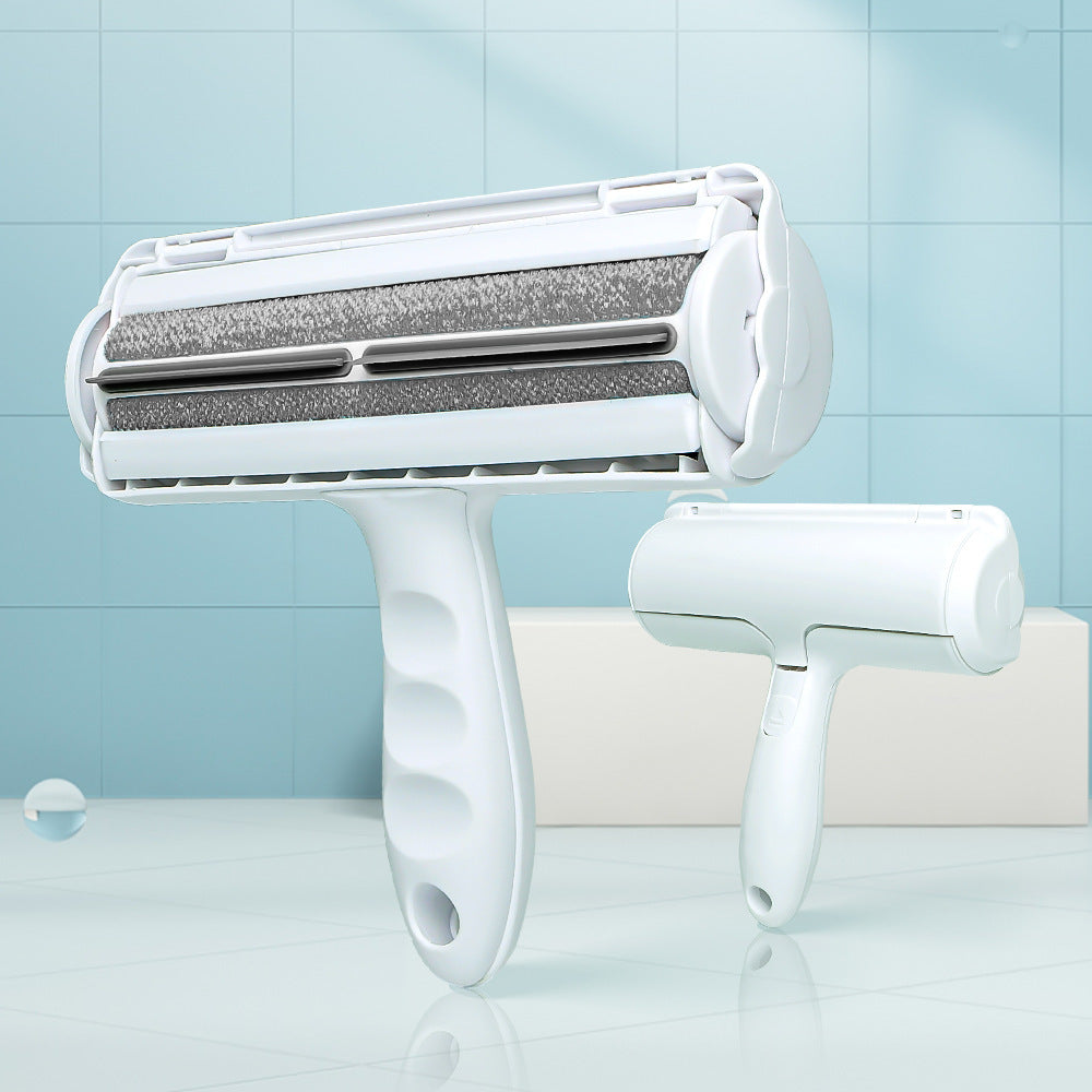 Pet roller brush clothes remover