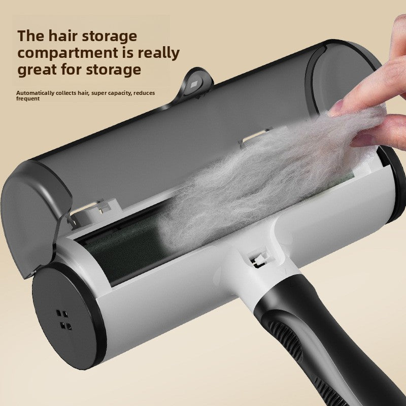 Pet roller brush clothes remover