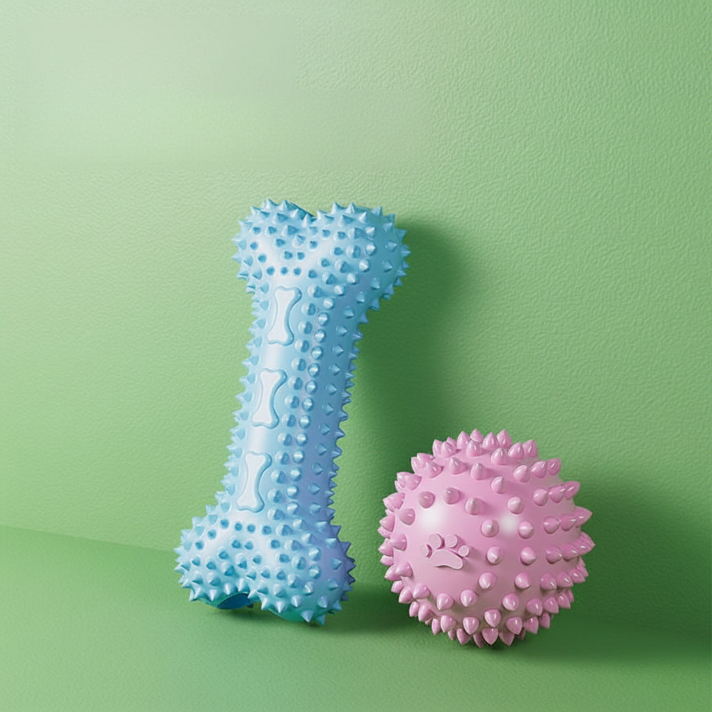 Dog Chew Toy Ball Bite Resistant Pet Dental Molar Stick