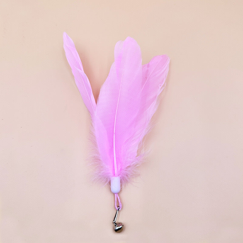 Feather Cat Teaser Stick with Suction Cup