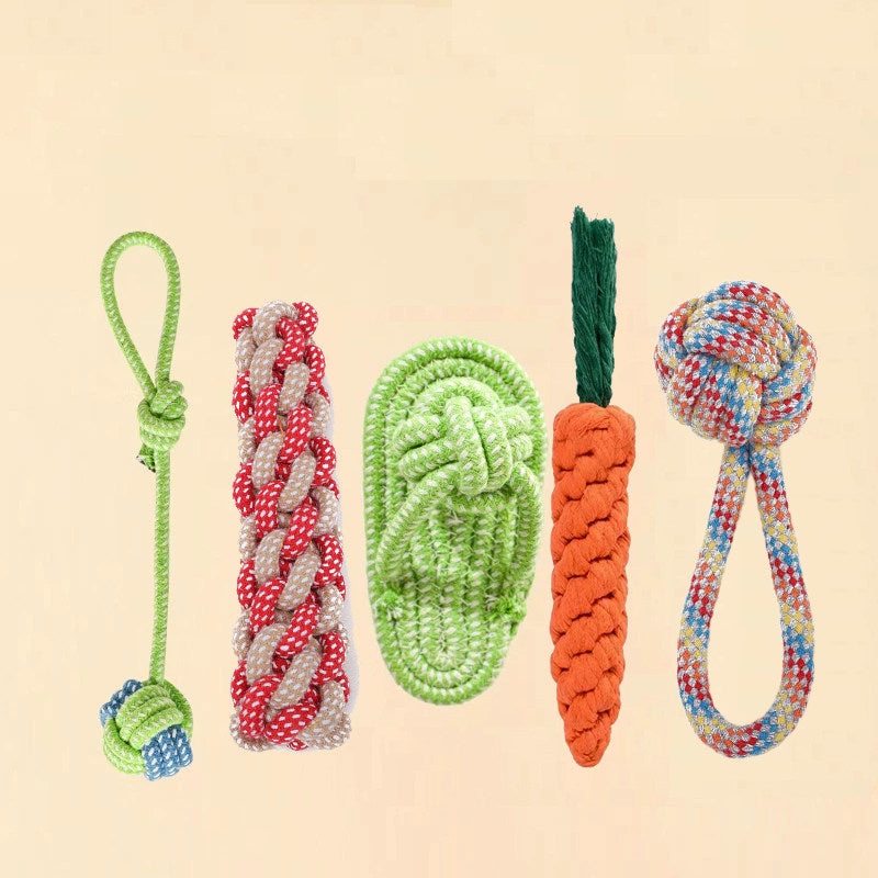 Durable Squeaky Dog Chew Toys Set